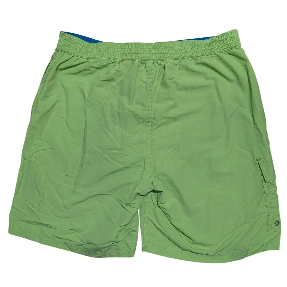 Polo Ralph Lauren Mens Lime Green Swim Trunks Cargo Board Shorts Size Medium‎ - Picture 7 of 8